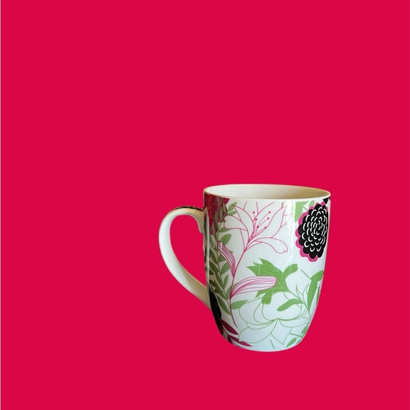 Pier 1 Imports True Friends Are Hard To Find. Floral Porcelain Mug - Picture 3 of 6